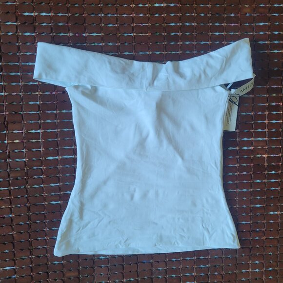Aritzia Contour Twist Off-Shoulder Top Small - Picture 5 of 6